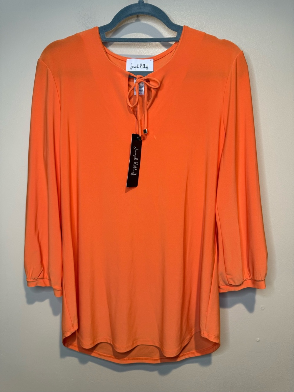 Joseph Ribkoff Womens drawstring top in melon size 12 - Picture 4 of 9